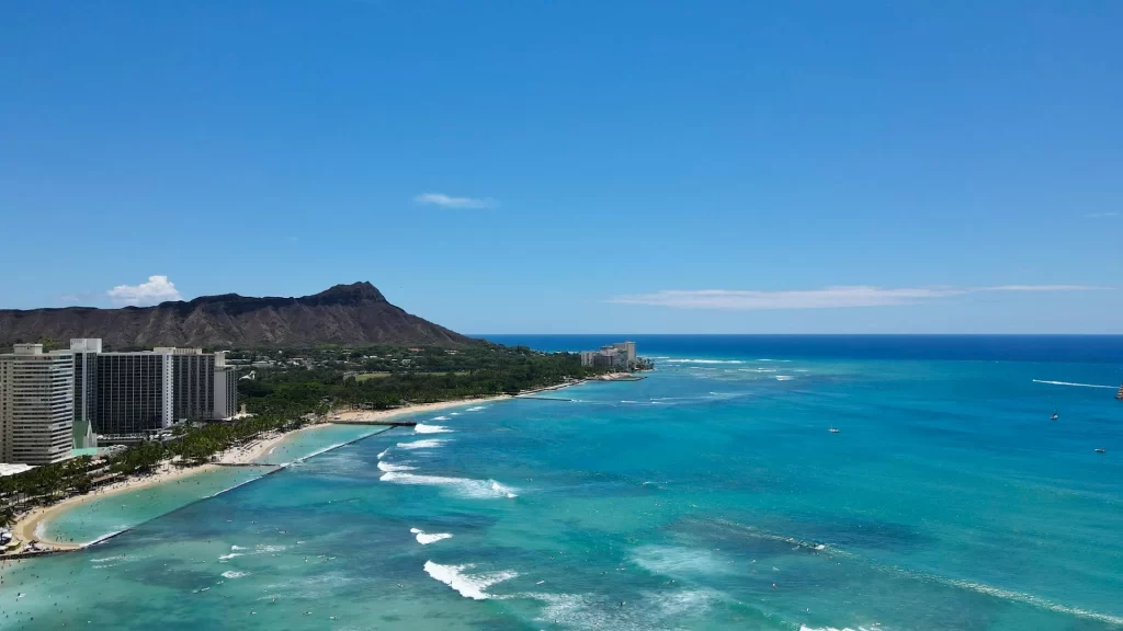 photo -  learning surfing in waikiki